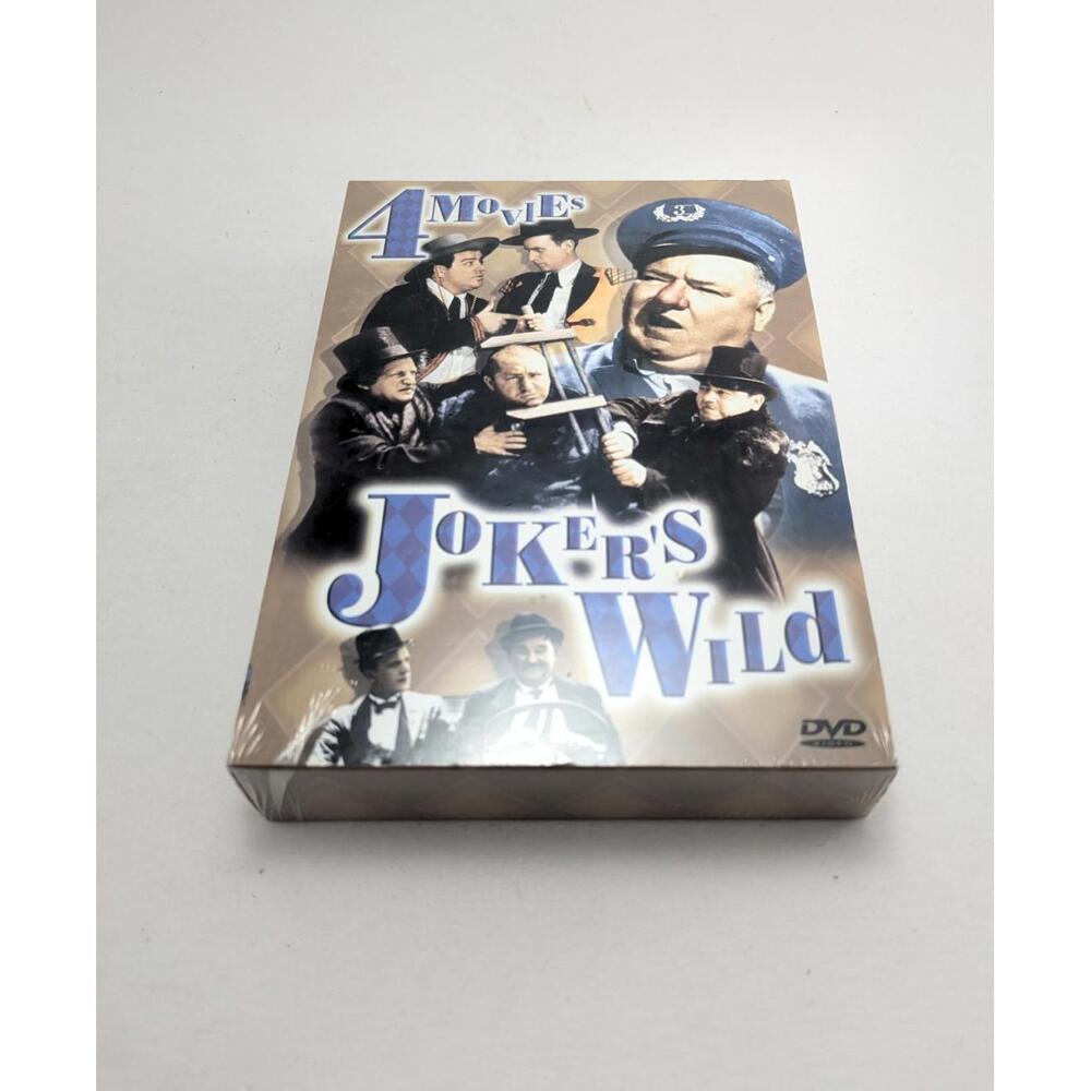 Jokers Wild Set, Over 4 Hours Three Stooges, Abbott, Costello Movies DVD - New